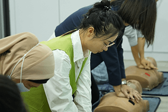 CPR AED performed during BCLS AED Course